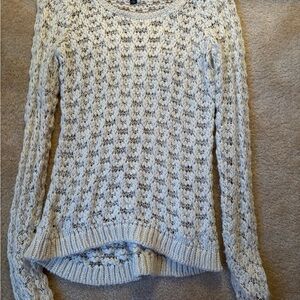 Women's Cream Knit Sweater